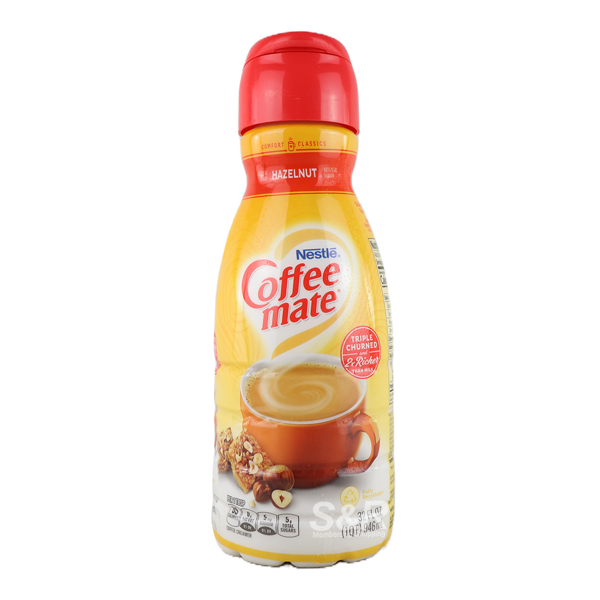 Nestle Coffee Mate Hazelnut Creamer 946 mL Nestle Coffee Mate Hazelnut Creamer 946 mL